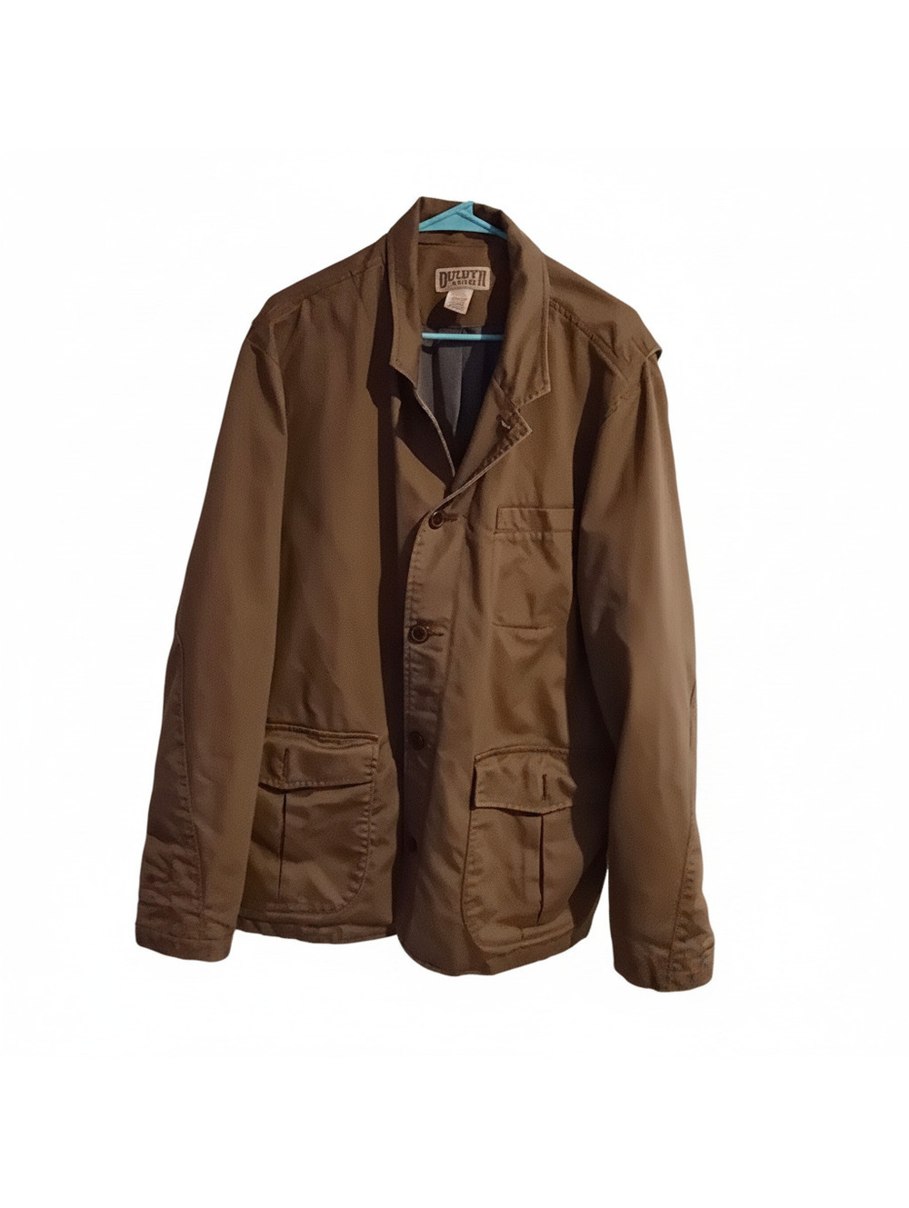 Duluth Trading Co Men's Cotton Canvas Work Jacket XL Brown
